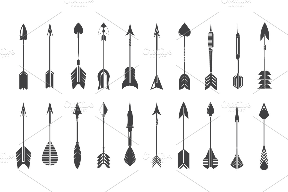 Decorative Boho Arrow and Dart Set, an Object Graphic by Designfour (Photo 2 of 7)