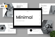 Minimal - Portfolio Google Slide, a Presentation Template by Deepslide Studio (Thumbnail 1 of 4)