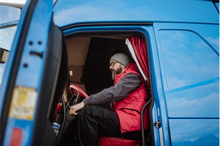Portrait of confident professional, a Transportation Photo by HalfPoint