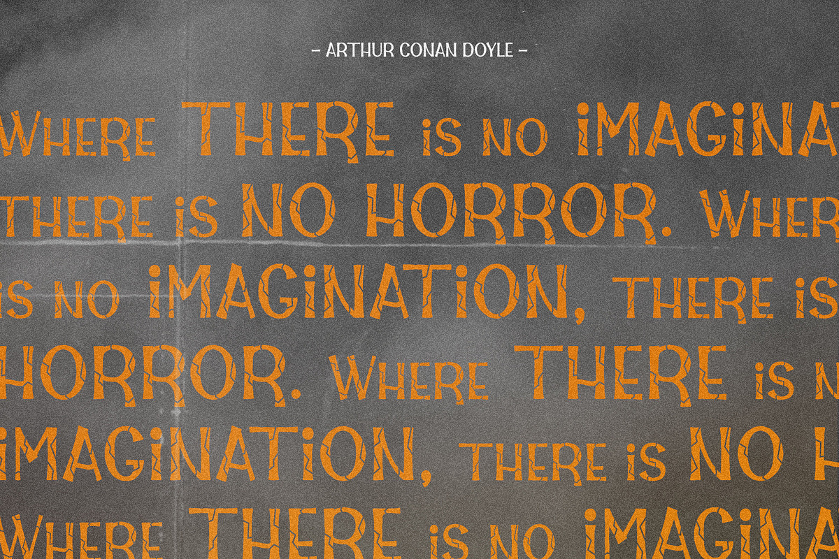 Witchkin - Scary Font, a Handwritten Font by FactoryType Studio (Photo 11 of 13)