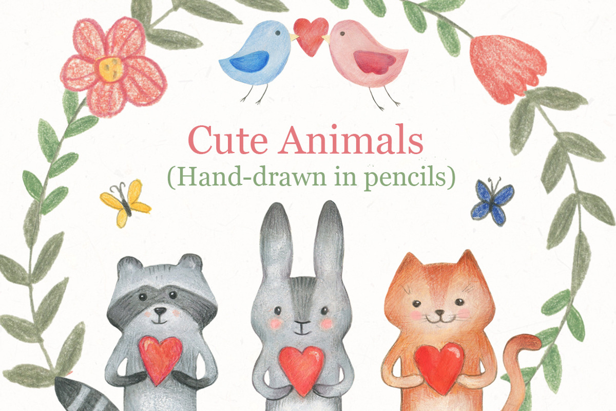 Cute Animals, an Animal Illustration by Imaginasty (Photo 1 of 6)