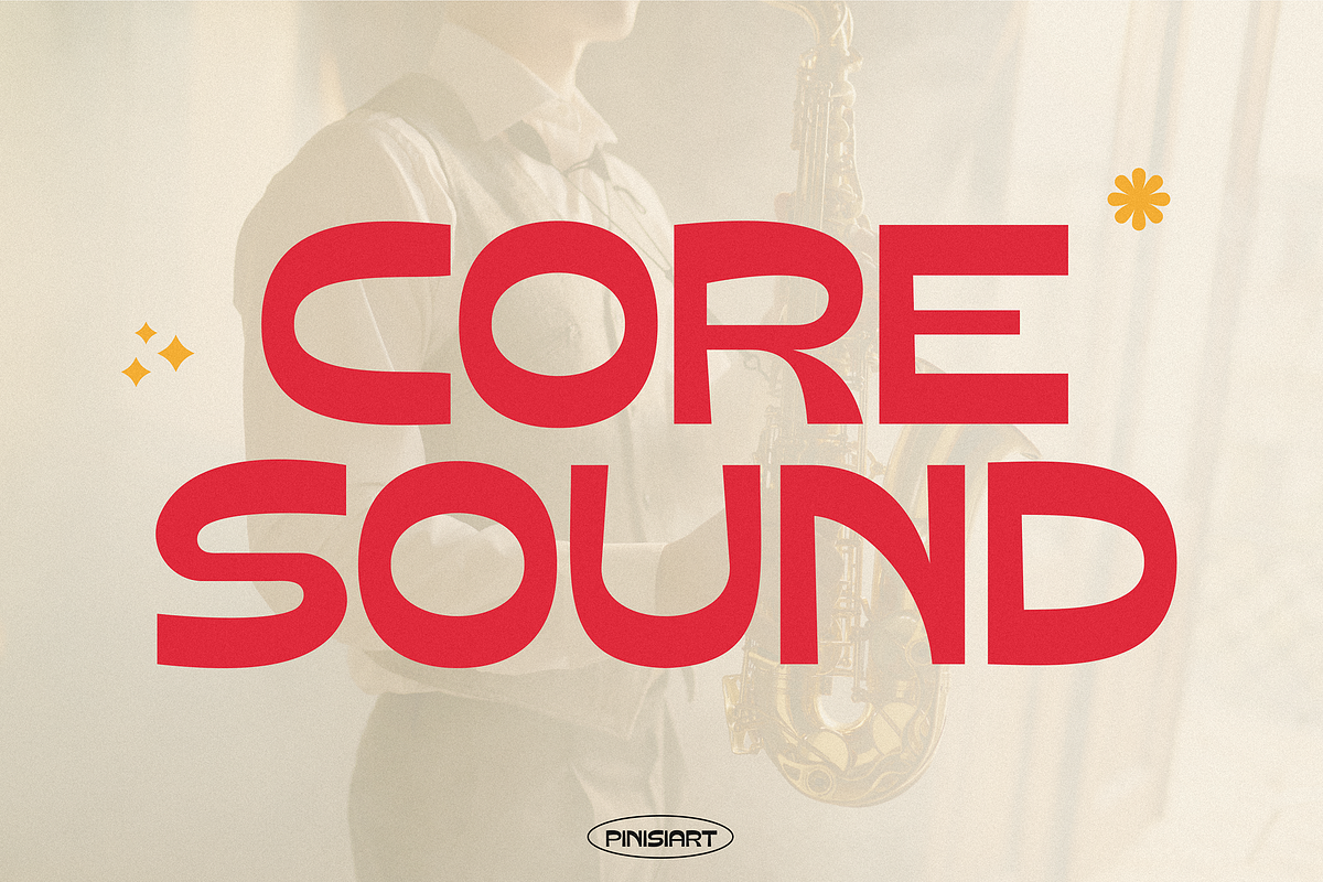 Coresound, a Sans Serif Font by Pinisi ART (Photo 1 of 10)