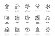 Data Management, an Outline Icon by Color Cubes (Thumbnail 5 of 5)