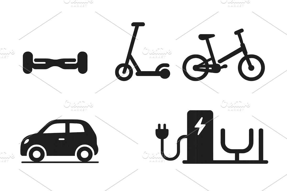 Different modes of transportation, a Transportation Illustration by ZinetroN