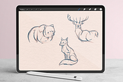 Sketch Brush Pack for Procreate, a Brush Add-On by Marshmal Mochi (Thumbnail 4 of 4)