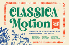 Classica Motion Retro Swash Serif