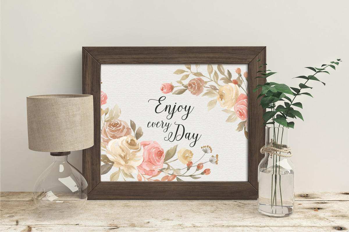 Roses Story Design Kit watercolor, a Texture Illustration by NataliVA (Photo 7 of 10)