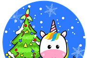 Cartoon Unicorns PNG and Vectors, an Illustration by The Toon Company (Thumbnail 2 of 5)