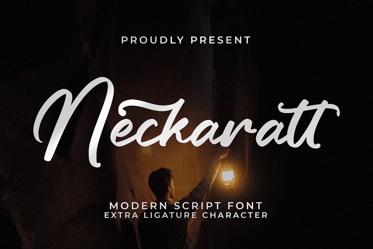 Neckaratt, a Script Font by Integritype Studio (Photo 1 of 15)