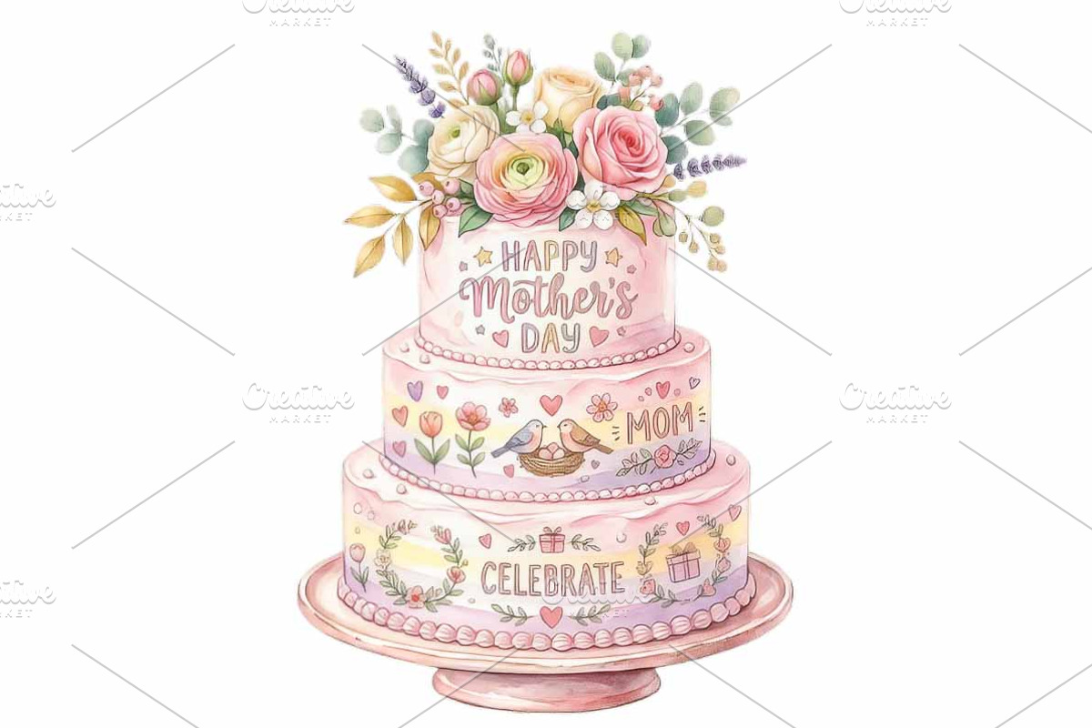 Spring Mother's Day сlipart bundle, an Illustration by VetalStock (Photo 9 of 21)