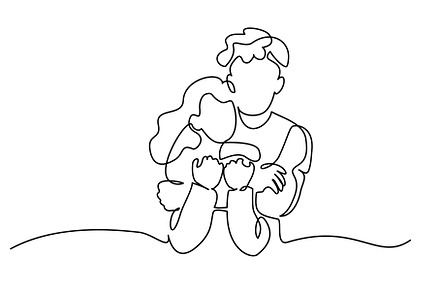 Valentines day romantic design, a Person Illustration by Valenty