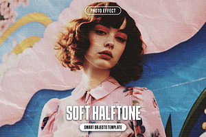Soft Halftone Photo Effect, a Layer Style Add-On by iDoodle Studio