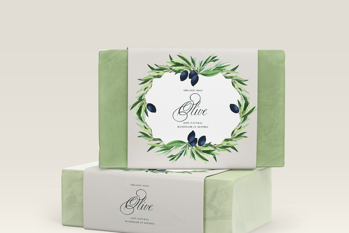 Vintage Olive Graphic Collection, a Decorative Illustration by Olga Begak Art & Design (Photo 10 of 11)
