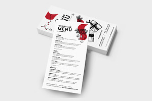 Christmas Menu Template Vol.3