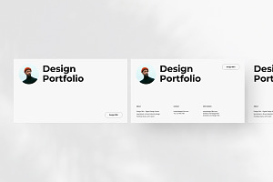 Portfolio Keynote Template