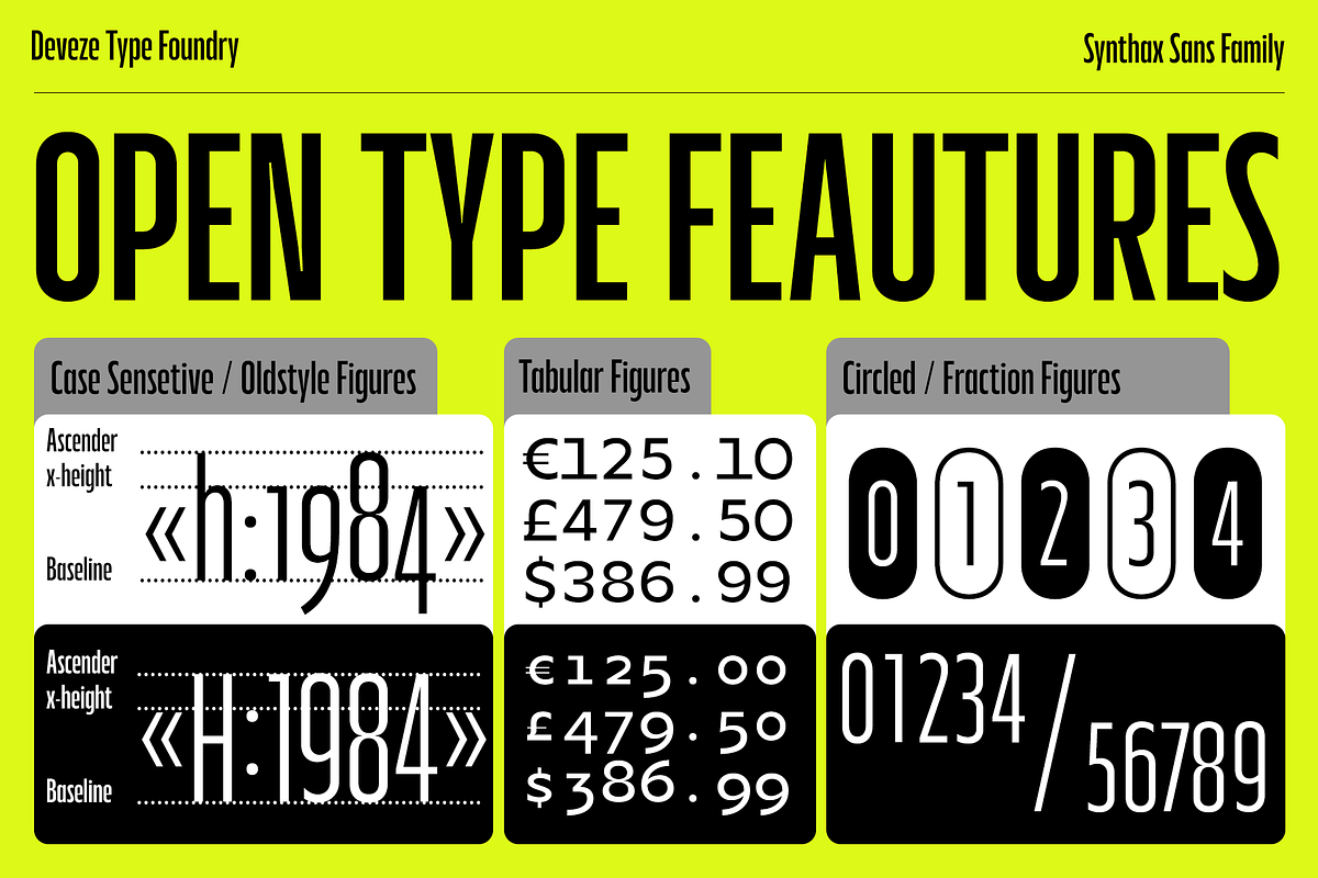 DT Synthax Sans, a Sans Serif Font by Deveze Type Foundry (Photo 11 of 15)