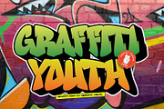 Graffiti Youth - Graffiti Font, a Font by Nirmana Visual (Thumbnail 1 of 7)