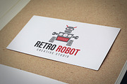 Retro Robot Logo Template, a Branding & Logo Template by Creativenauts (Thumbnail 2 of 4)