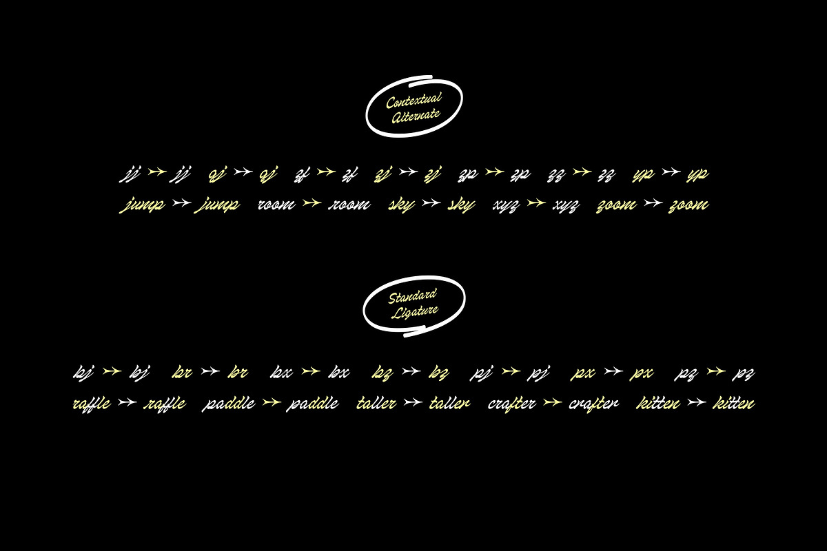 Dosescript - A classic script, a Script Font by Brainware Graphic (Photo 6 of 13)