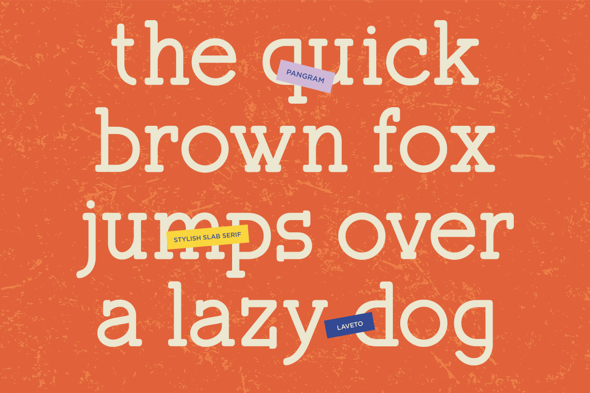 Laveto - Western Slab Serif Font, a Slab Serif Font by Font Liner (Photo 9 of 10)
