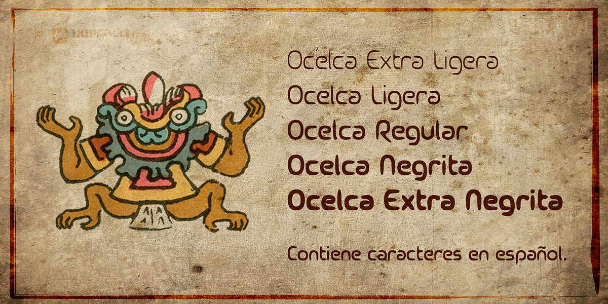 Ocelca, a Handwritten Font by Ixipcalli (Photo 3 of 5)