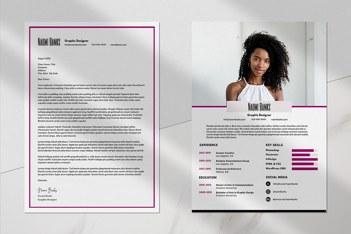 Canva Resume Template Bundle, a Marketing Template by Digital Diva Design (Photo 2 of 8)