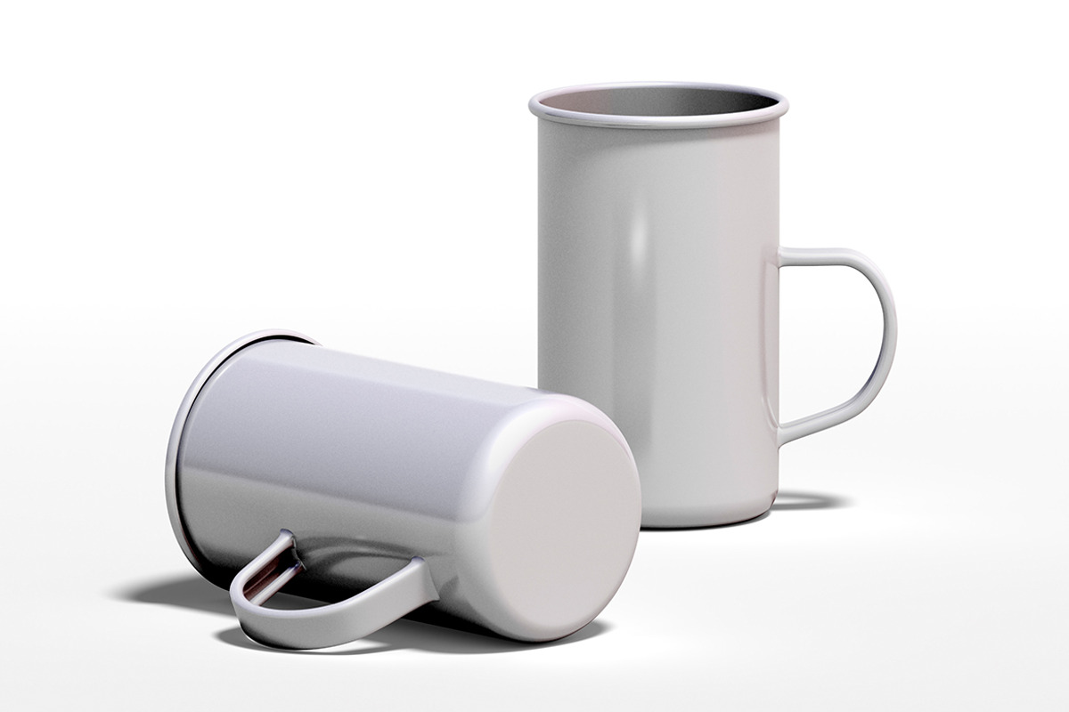 Tall Enamel Mug Mockup, a Product Mockup by McLittle Stock (Photo 2 of 2)
