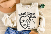 Self Love Social Club Png, Retro, an Illustration by SharpMarketplace (Thumbnail 4 of 9)