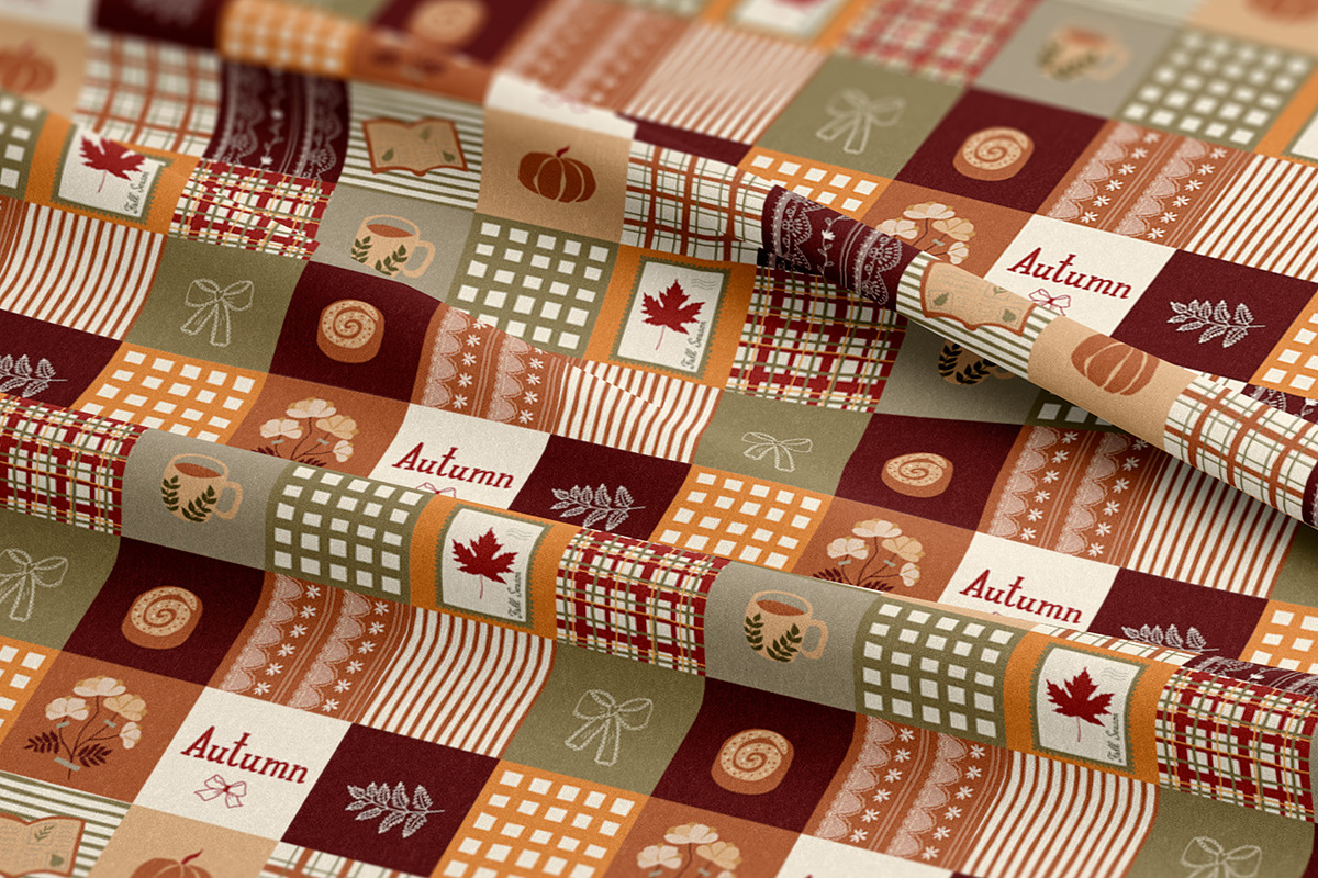 Autumn lace patterns Vector, a Pattern Graphic by Tani Kuzminka (Photo 13 of 24)