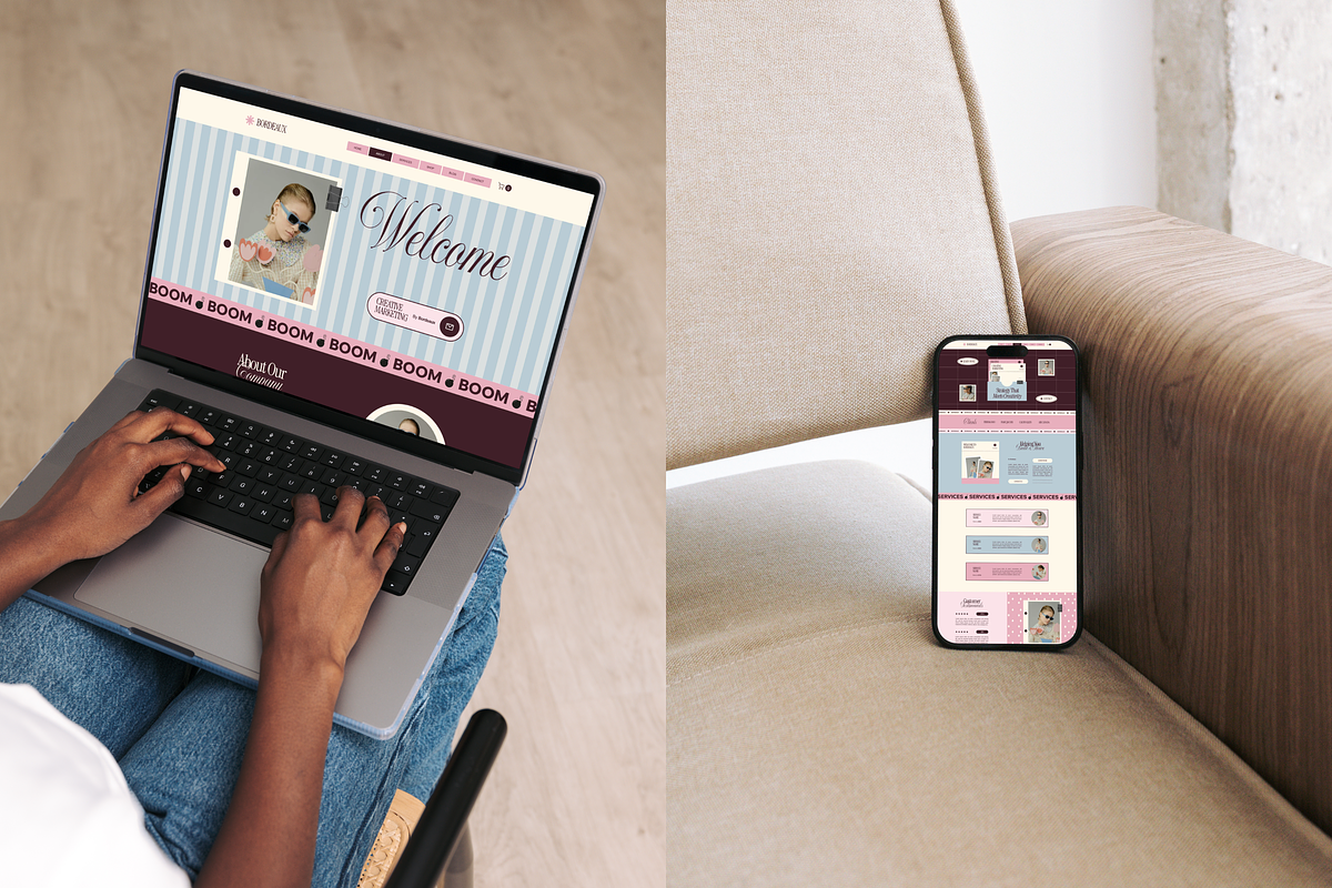 Wix Website Template Small Business, a Wix Template by Branding Babe Co. (Photo 10 of 10)
