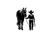 Western Cowboy Horse Silhouette Bund, an Illustration by Designs_River (Thumbnail 49 of 51)