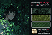 Procreate Plant Forest texture brush, a Brush Add-On by AppleinaJuice (Thumbnail 7 of 7)