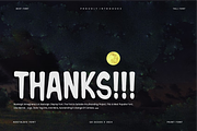 Nostalgic Ameghena Font, a Sans Serif Font by QR Design Studio (Thumbnail 6 of 6)