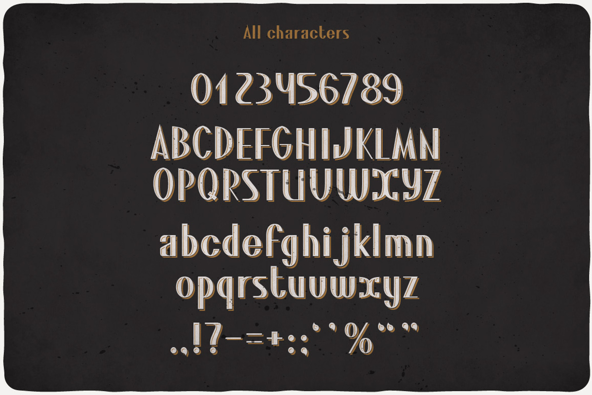 Sambuca Typeface preview 2