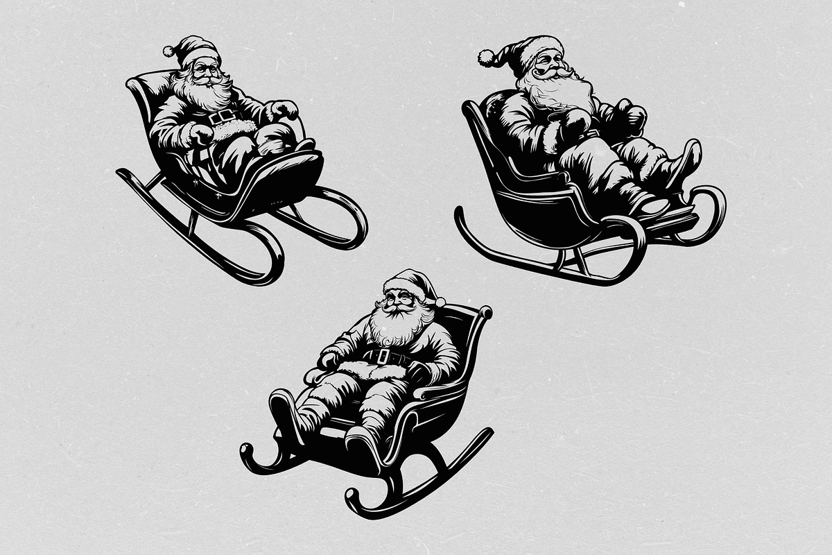 80 Santa Claus Illustration Vector, a Person Illustration by Alternate Studio (Photo 8 of 8)