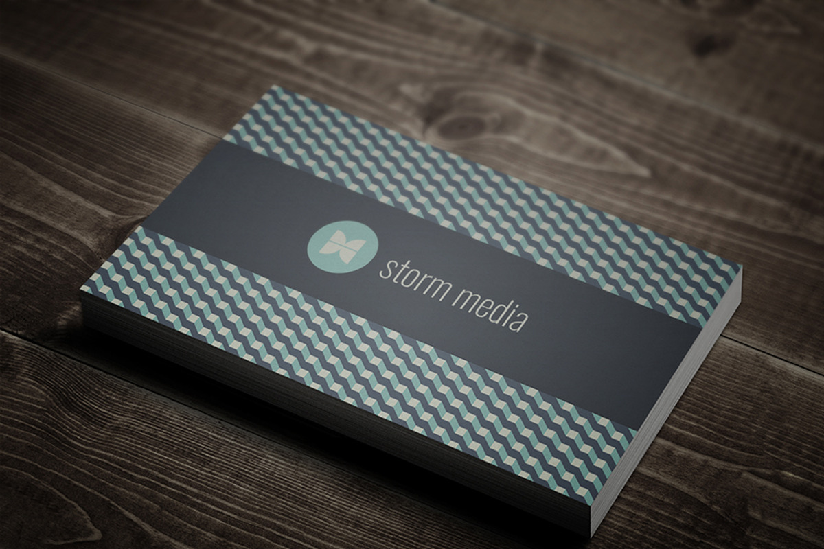 Minimal Corporate Business Card V5, a Business Card Template by PSD Storm (Photo 1 of 10)
