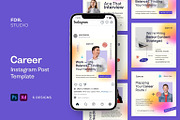 Career Development Instagram Post, a Social Media Template by FDR Studio (Thumbnail 3 of 3)