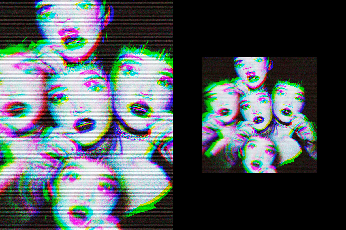 Classic Glitch Effects Collection, a Layer Style Add-On by pixelbuddha.net (Photo 5 of 12)