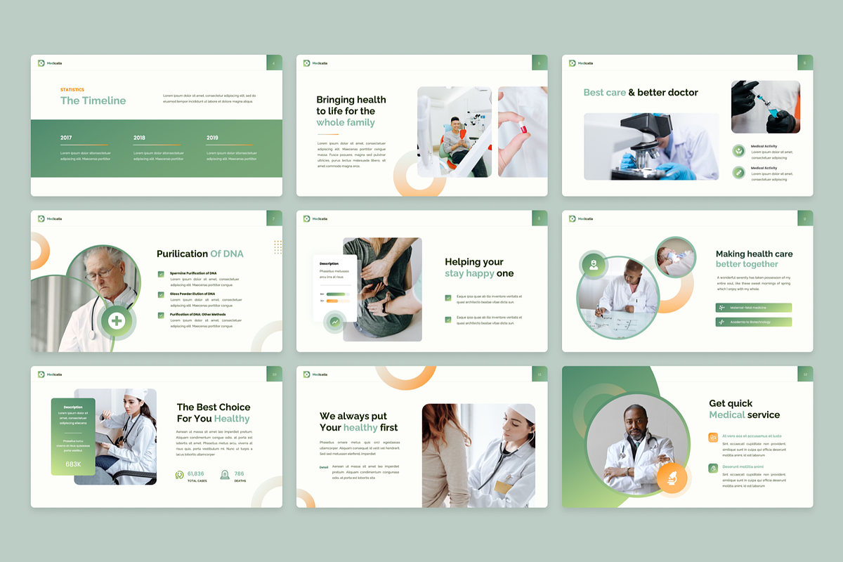 Mediciata - Powerpoint Template, a Presentation Template by GraphauseProject (Photo 6 of 7)