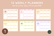 Cute Pastel 2022 Calendar & Planner, an Education Illustration by Clairee Design Studio (Thumbnail 4 of 13)