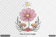 Boho Flowers with Quotes Bundle, an Illustration by Actual Pixel (Thumbnail 6 of 14)