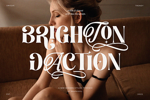 Brighton Daction Serif Font