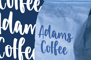 Adamslor Handwritten Script Font