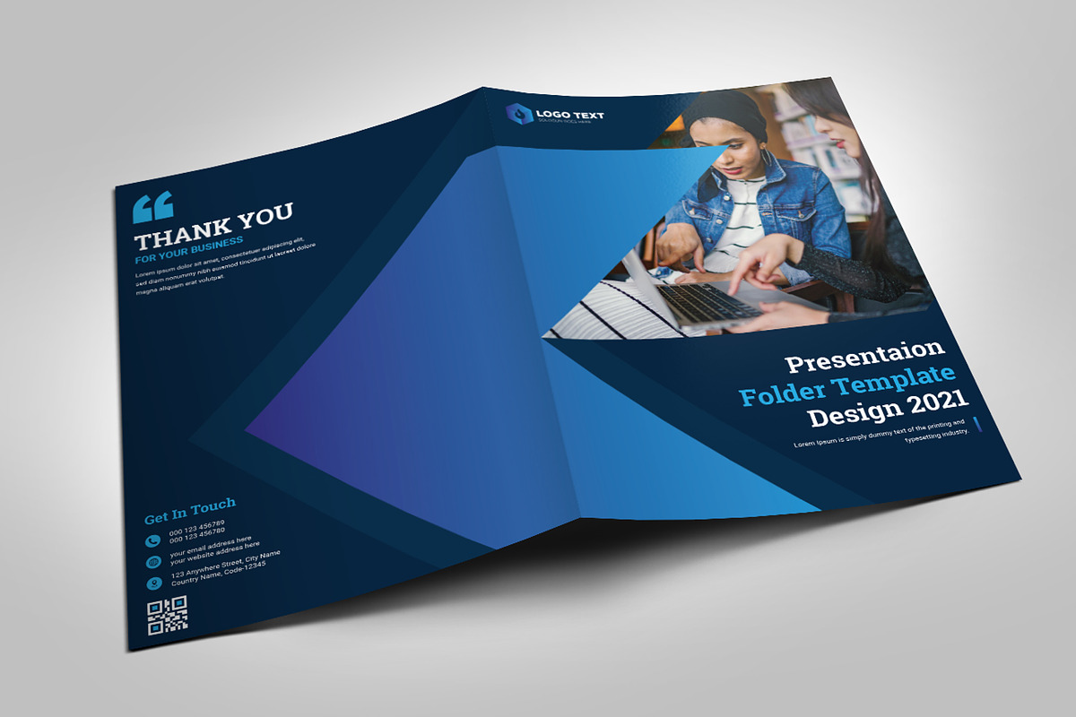 Presentation Folder Template Design, a Poster Template by zahidhossainalif (Photo 3 of 6)