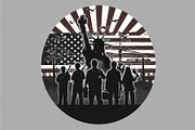 America Worker Vector Bundle, an Illustration by jahid234 (Thumbnail 9 of 21)