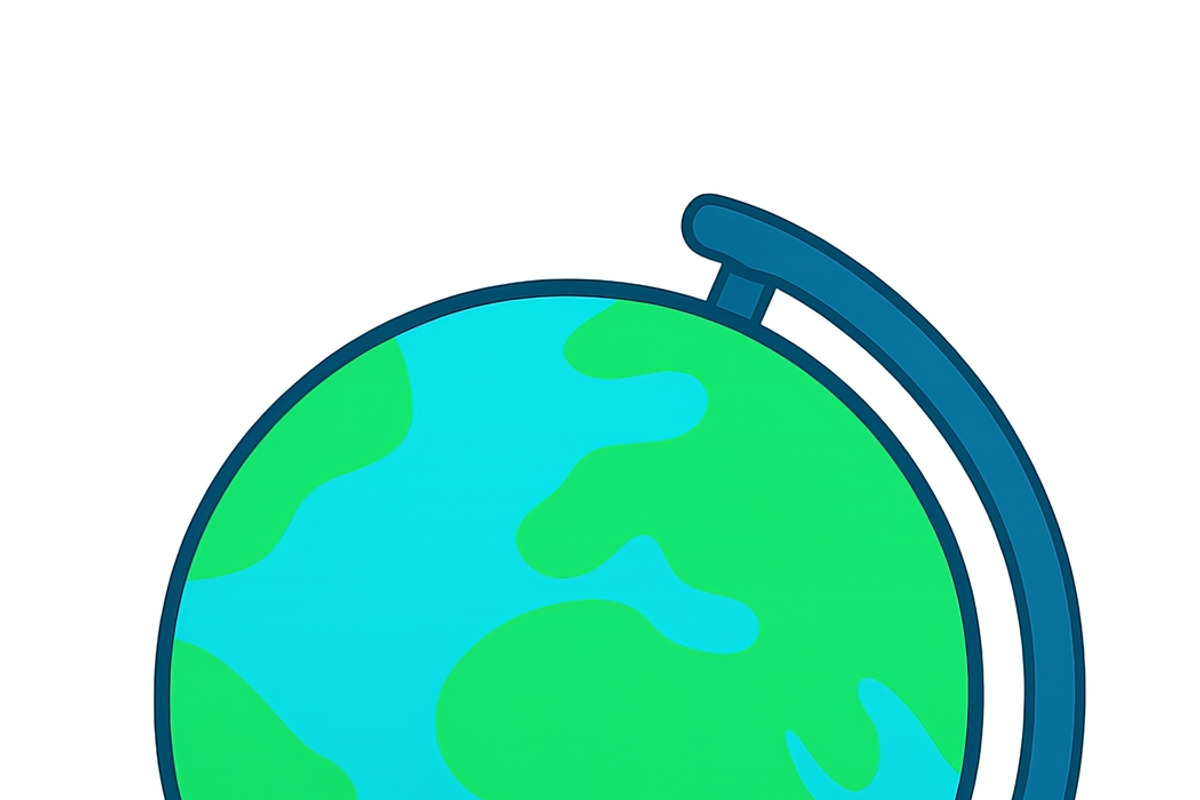 Globe illustration for back to schoo, an Illustration by Dvoevnore photos