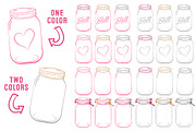Hot Pink Jar Vectors & Clipart, an Illustration by Amanda Ilkov (Thumbnail 3 of 4)