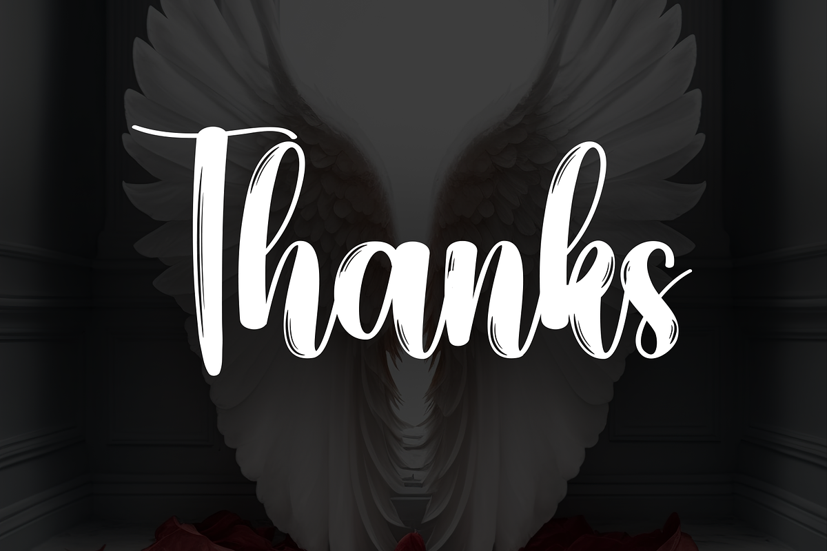 Holywing | Script Font, a Handwritten Font by Scratchones (Photo 9 of 9)