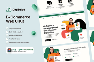 E-commerce Web Responsive UI Kit