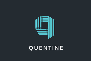 Q Letter Minimal Logo